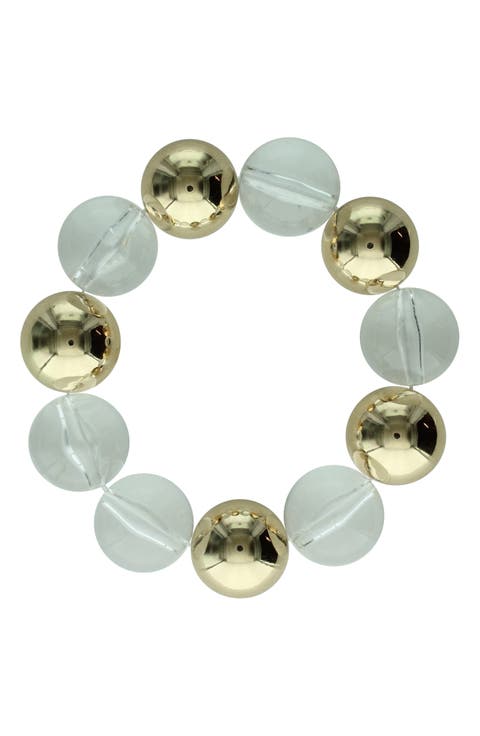 Jenny Beaded Faux Pearl Bracelet