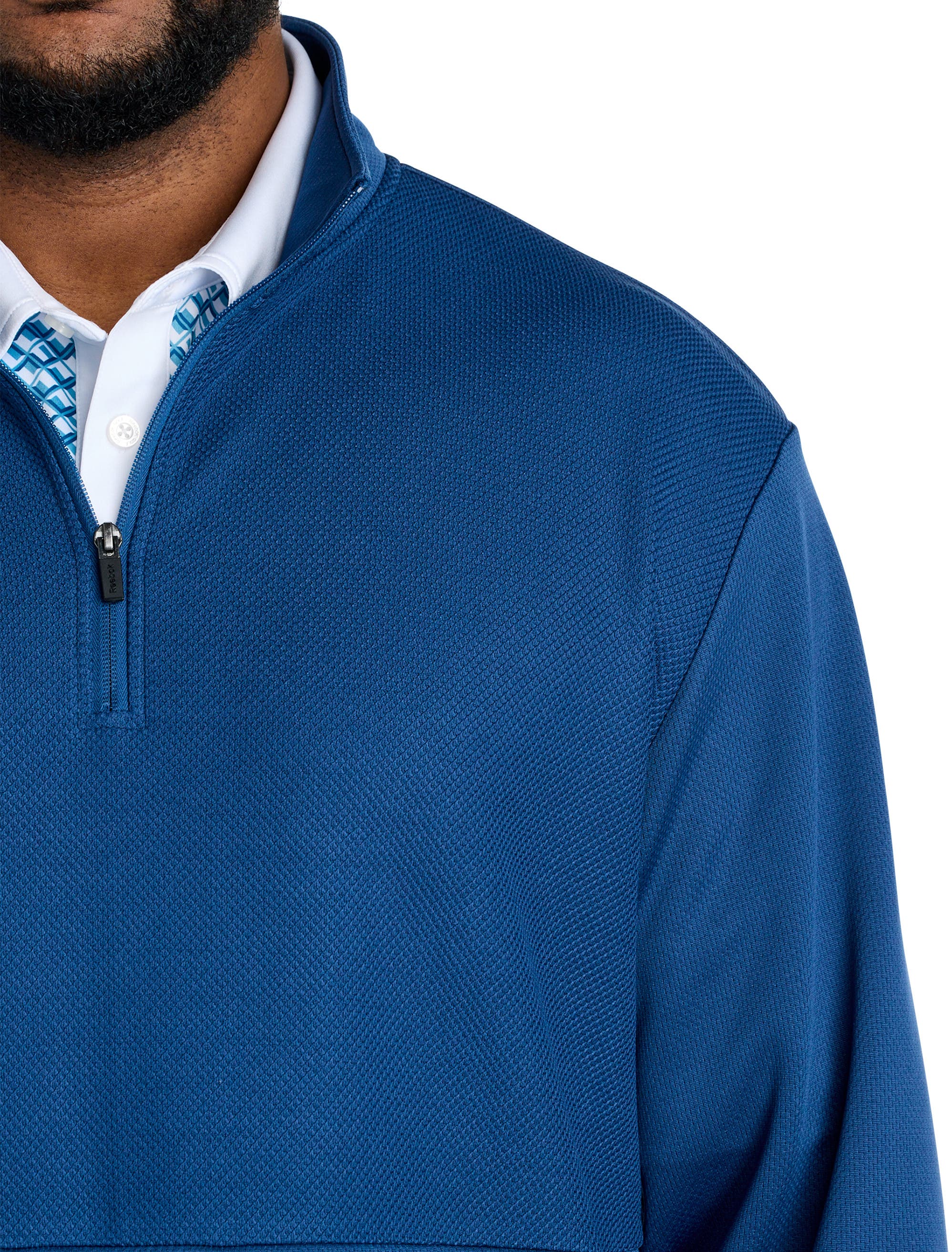 Big & Tall Performance Double-Knit 1/4-Zip Pullover - image 4