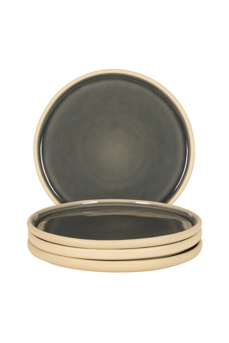 Port Gaia Dinner Plates - Reactive Glaze Dish Set, Main, color, Navy
