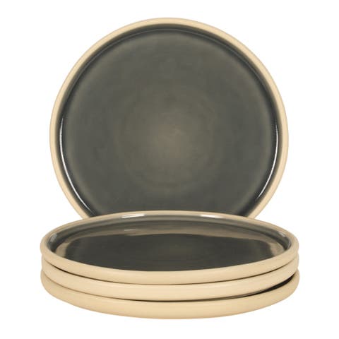 Port Gaia Dinner Plates - Reactive Glaze Dish Set
