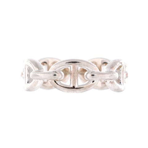 Chaine d'Ancre Enchainee Ring Sterling Silver Small