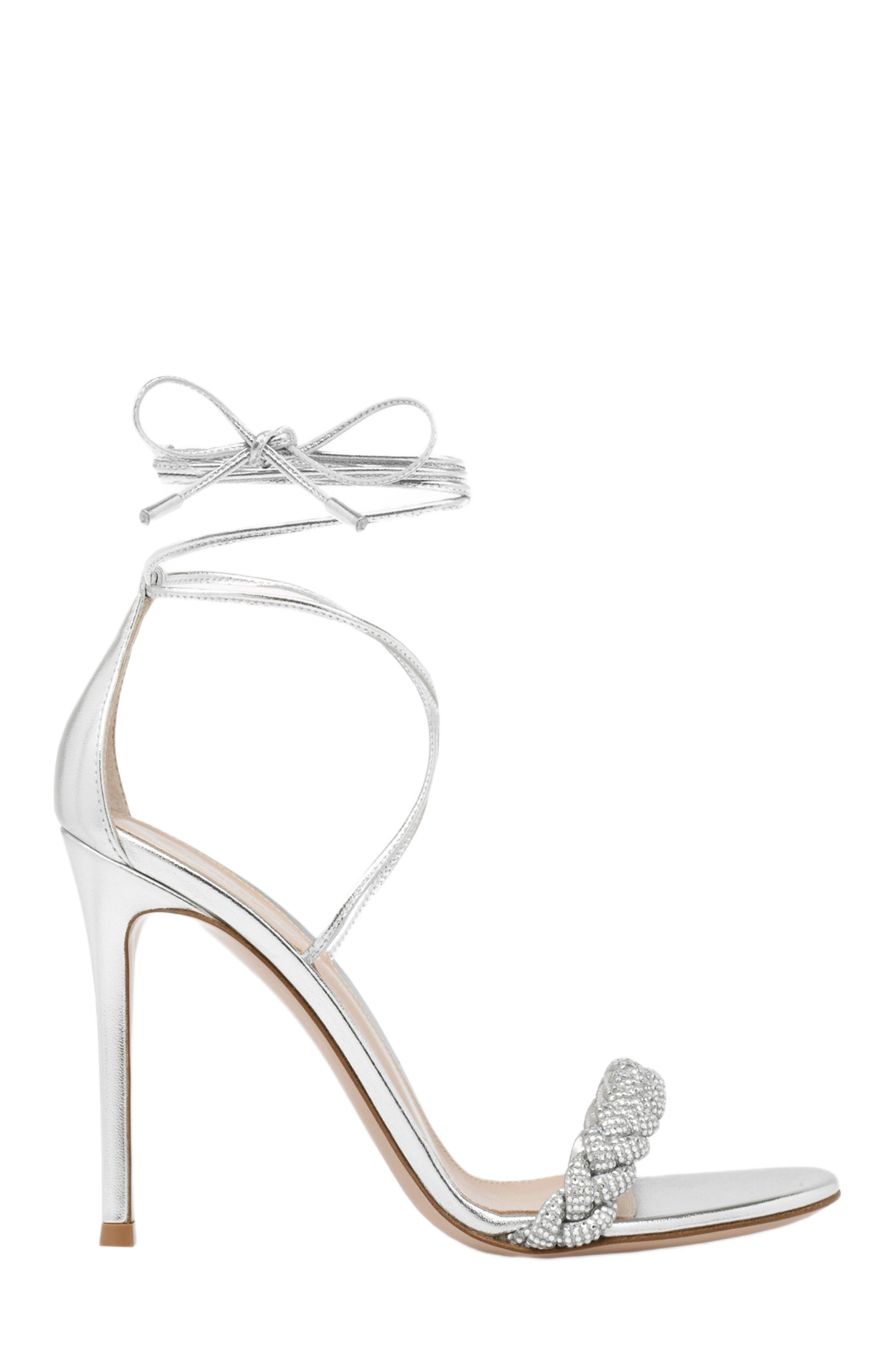 Gianvito Rossi Crystal Leomi Sandal, Main, color, 