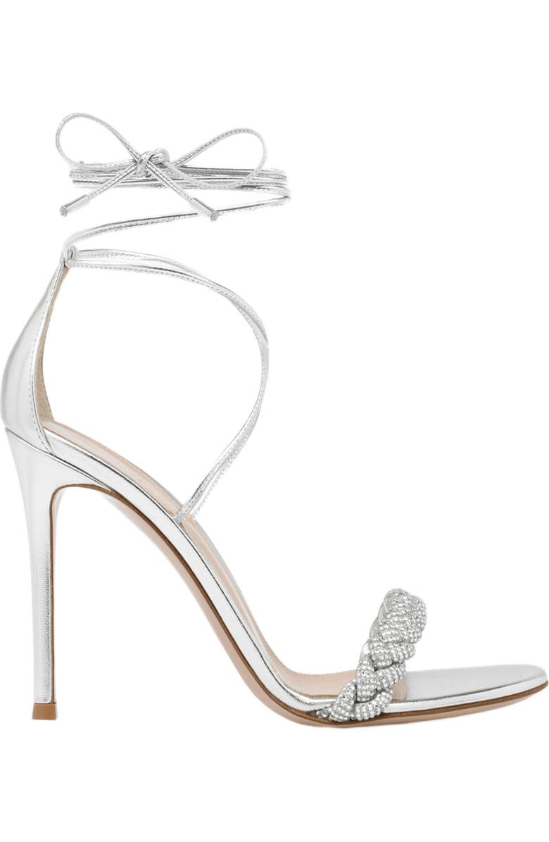 Gianvito Rossi Crystal Leomi Sandal, Main, color,