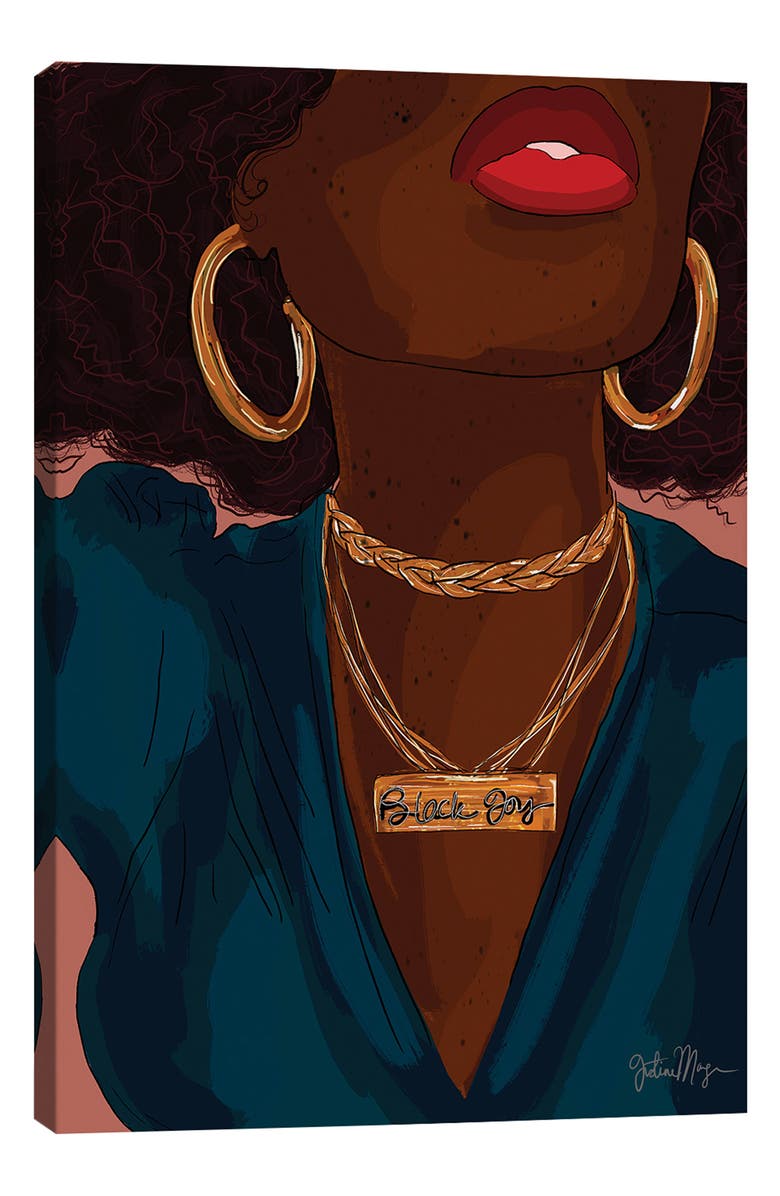 iCanvas Unbothered by Winnie Weston Cavnas Art Print, Main, color,