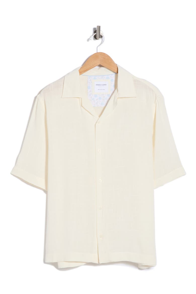Camp Shirt, Alternate, color, OYSTER WHITE