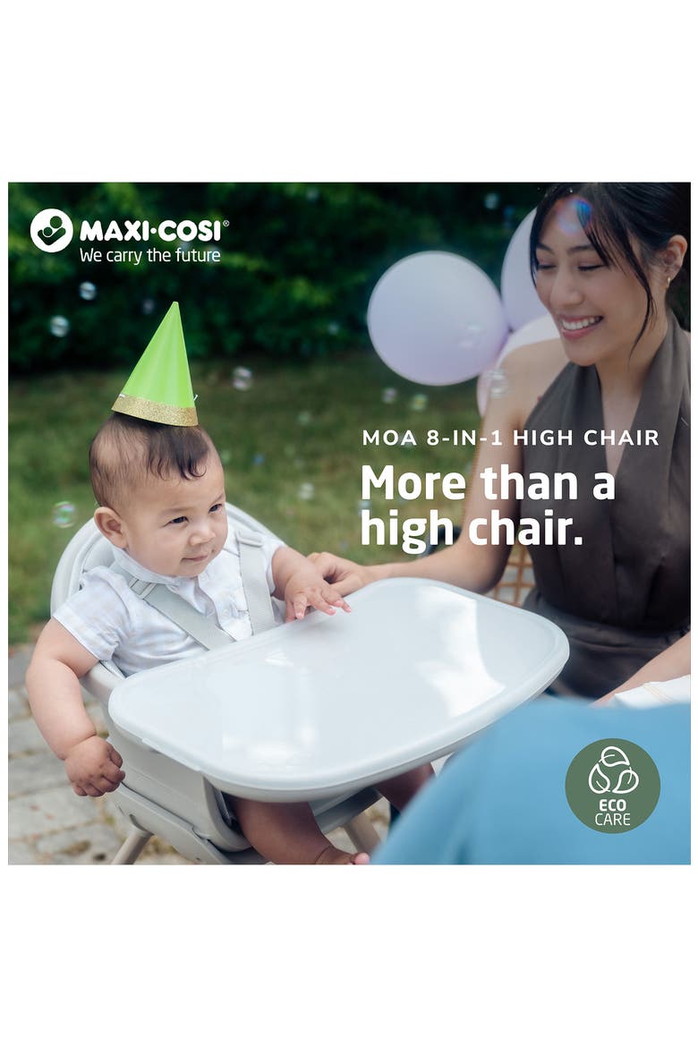 Moa 8-in-1 Highchair, Alternate, color, CLASSIC GRAPHITE