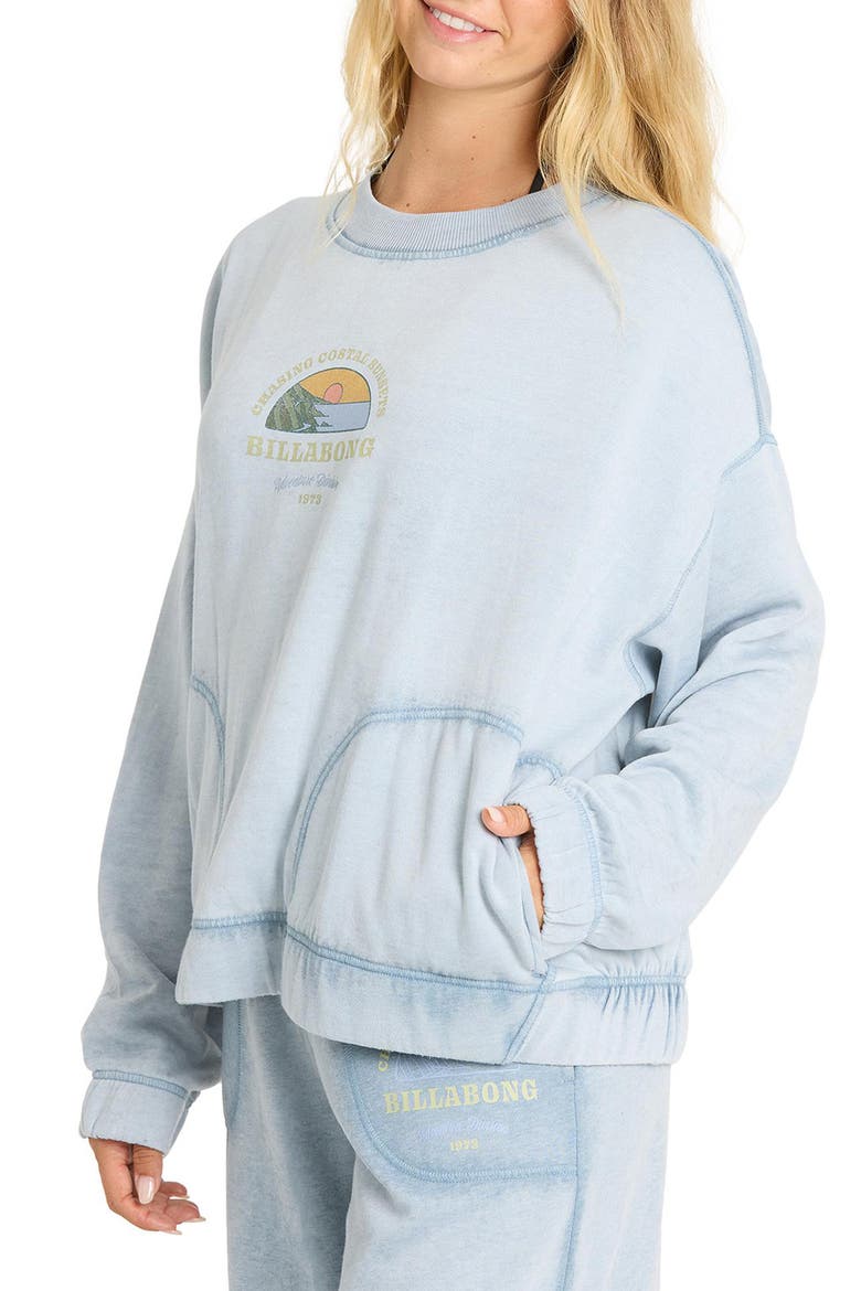 Field Day Graphic Sweatshirt, Alternate, color, BLUE SMOKE
