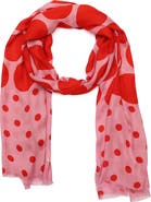 Kate Spade New York seasonless dot oblong scarf