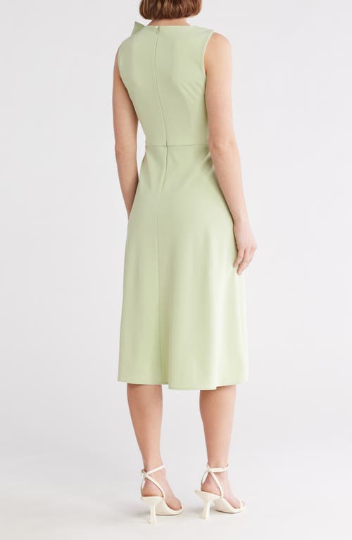 ELIZA J ELIZA J BOW DETAIL MIDI DRESS