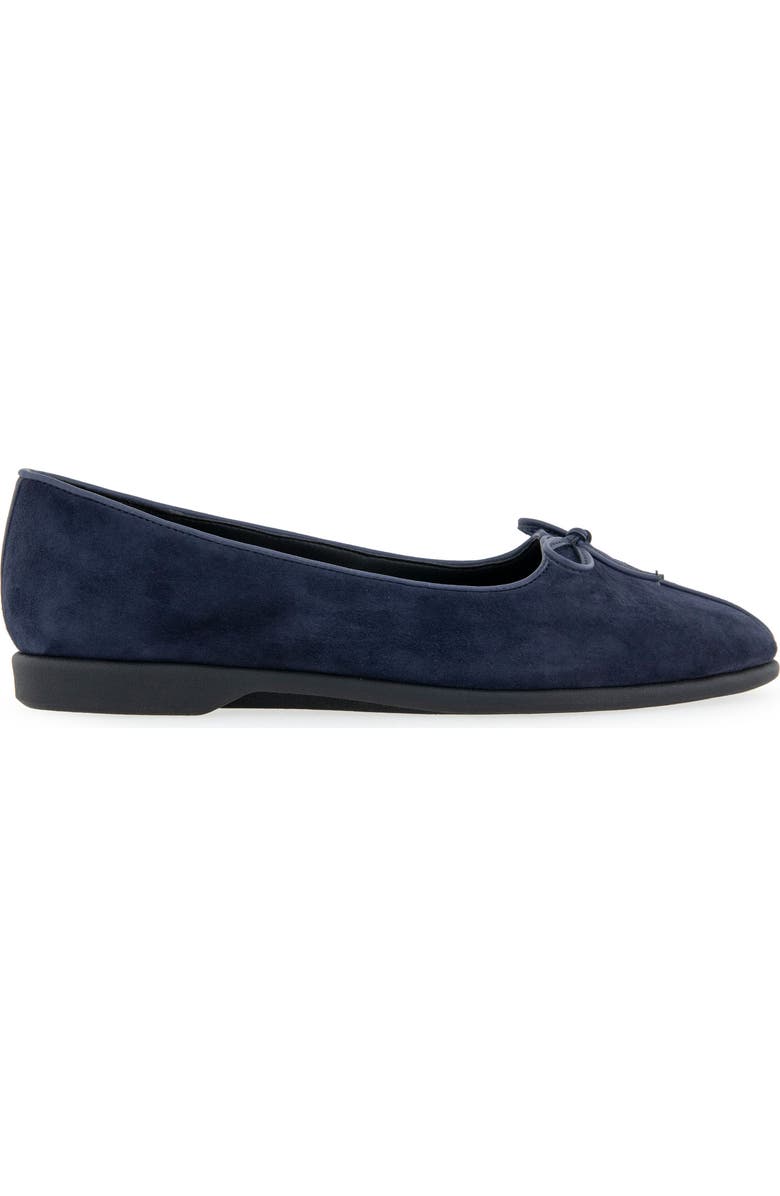 Aerosoles Novia Ballet Flat, Alternate, color, Navy Suede