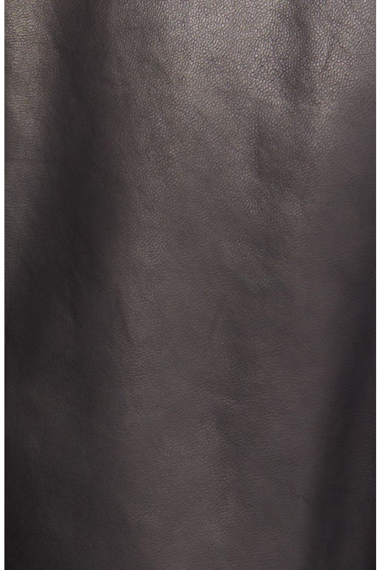 Leather Jacket, Alternate, color, BLACK