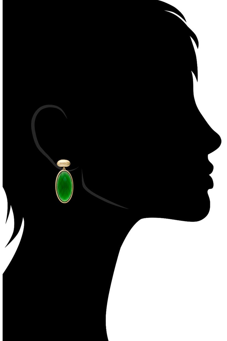 Emerald Drop Earrings, Alternate, color, EMERALD