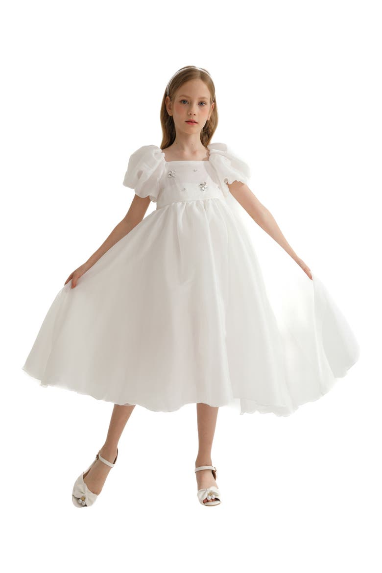 Janelle Dress, Alternate, color, White