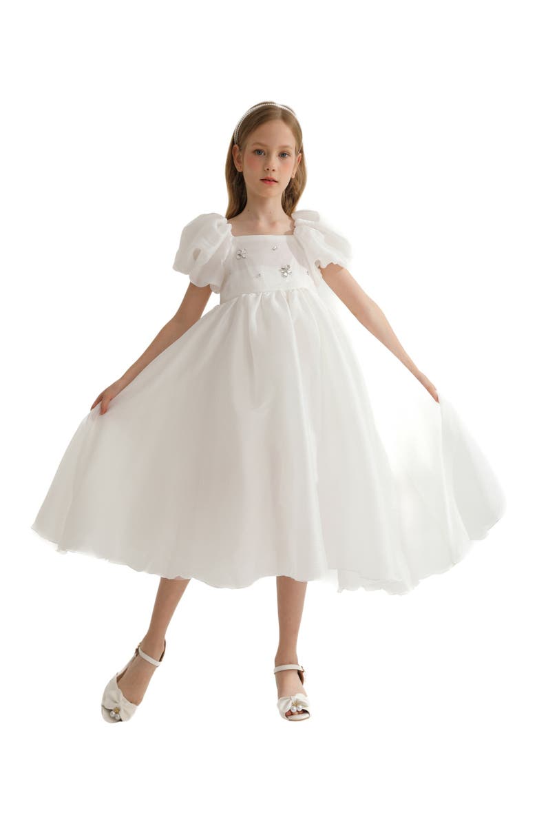 Tulleen Janelle Dress, Alternate, color, White