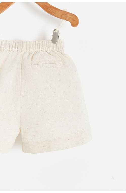 Babycottons Linen Short In White