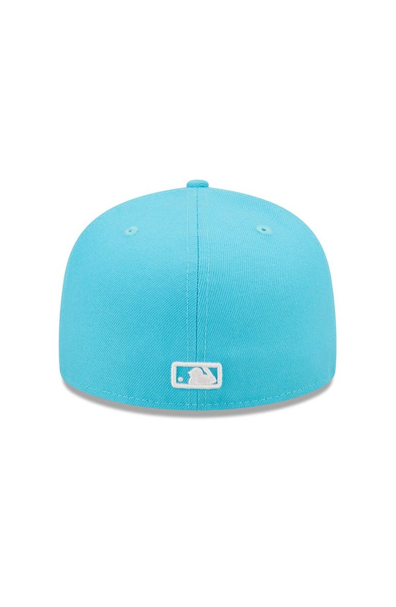New Era Men's New Era Blue San Francisco Giants Vice Highlighter Logo 59FIFTY Fitted Hat, Alternate, color, 