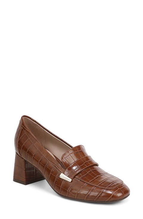 Davi Faux Leather Loafer Pump