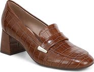 Naturalizer Davi Faux Leather Loafer Pump