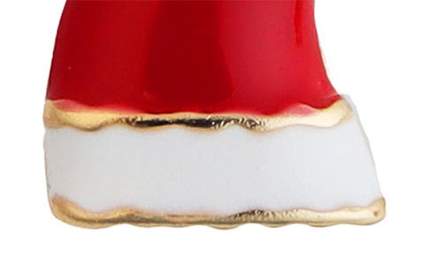 Panacea Set Of 3 Christmas Stud Earrings In Gold