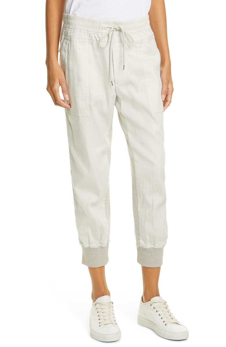 James Perse Mixed Media Pants, Main, color, 