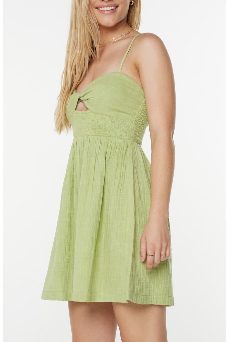 Sunruse Vibes Cutout Minidress, Alternate, color, TARRAGON