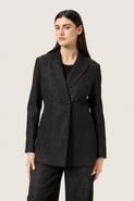 Soaked in Luxury SLCahlina Single-breasted Glitter Blazer
