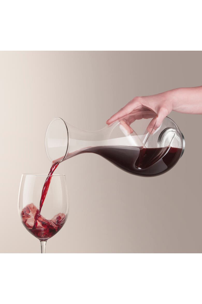 L'Grand Conundrum Aerator Decanter, Alternate, color, Clear