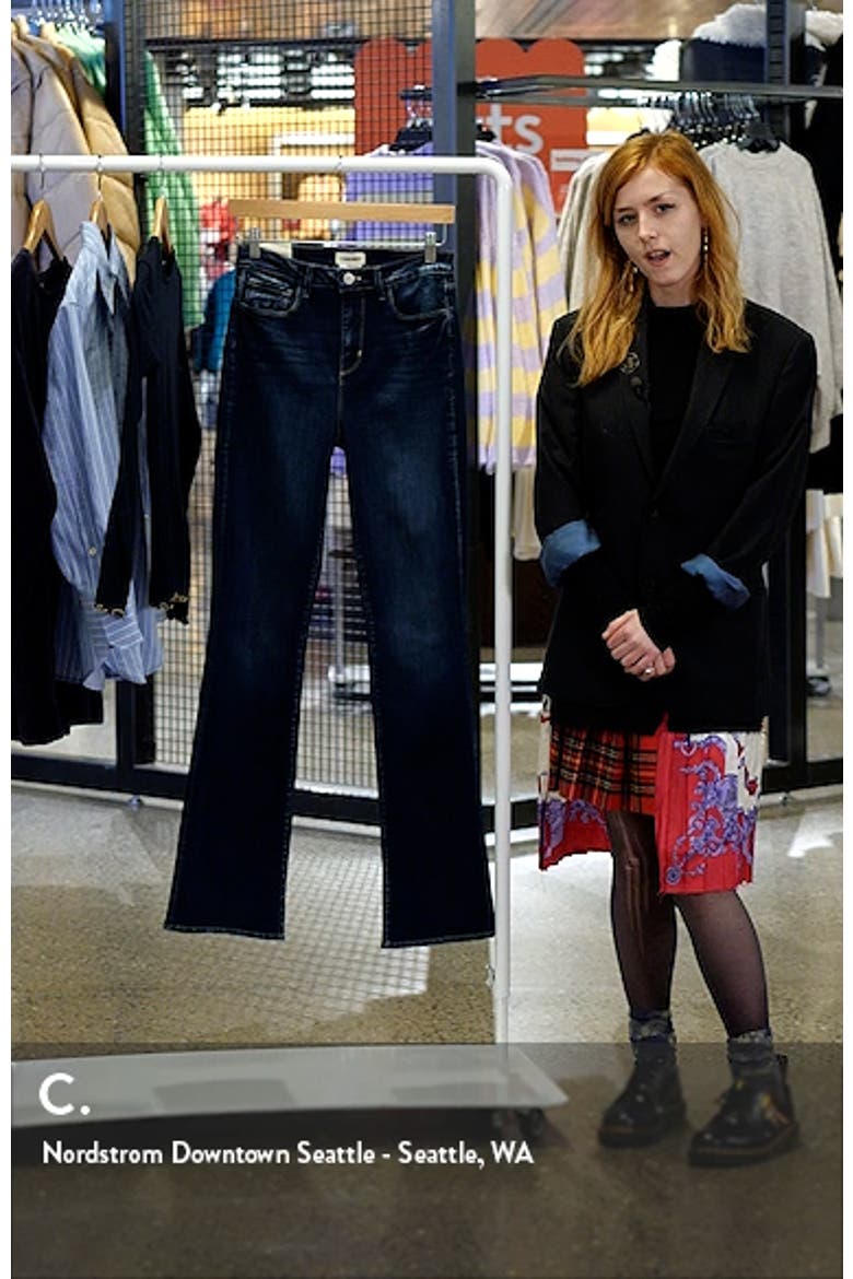 Selma High Waist Sleek Baby Bootcut Jeans video