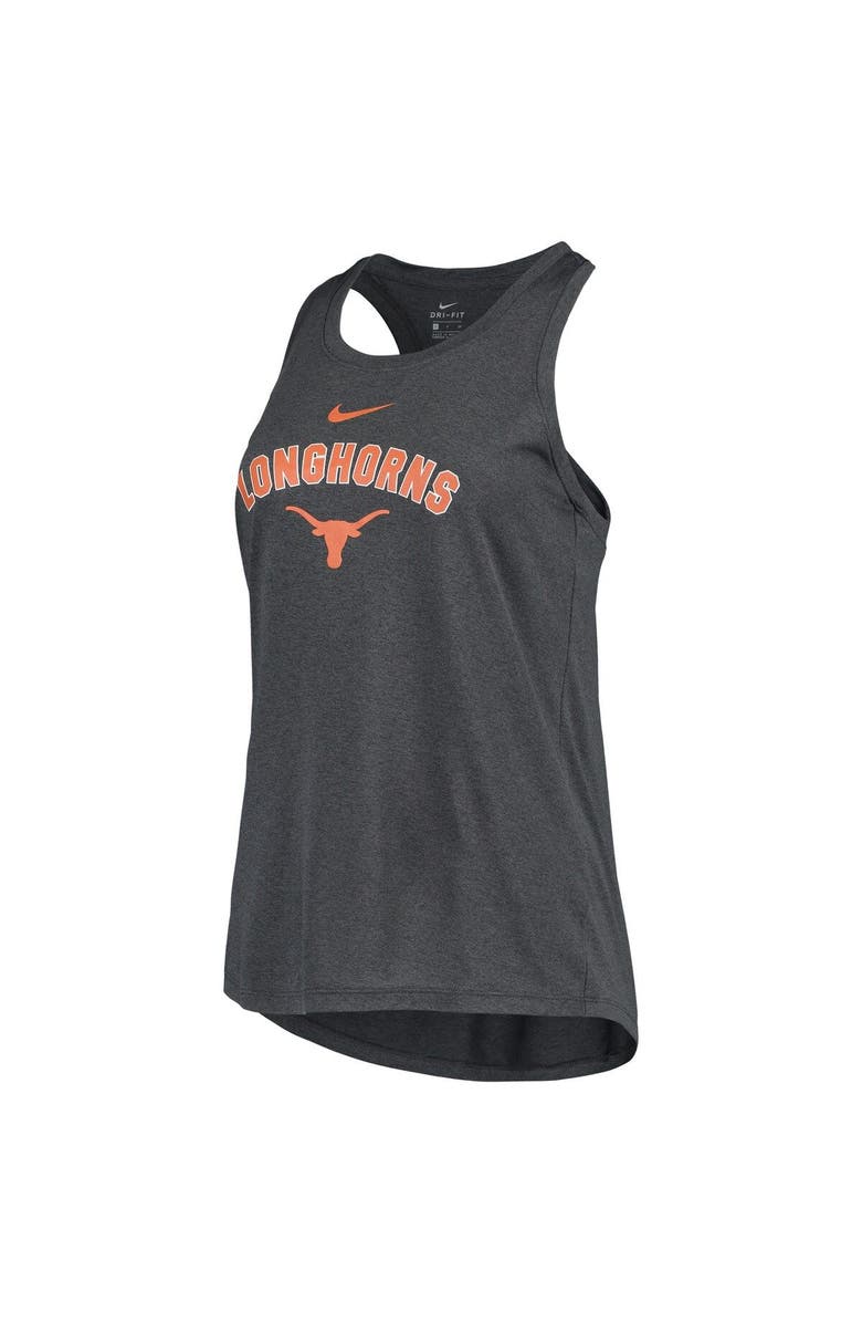 Nike Women's Nike Anthracite Texas Longhorns Arch & Logo Classic Performance Tank Top, Alternate, color, 