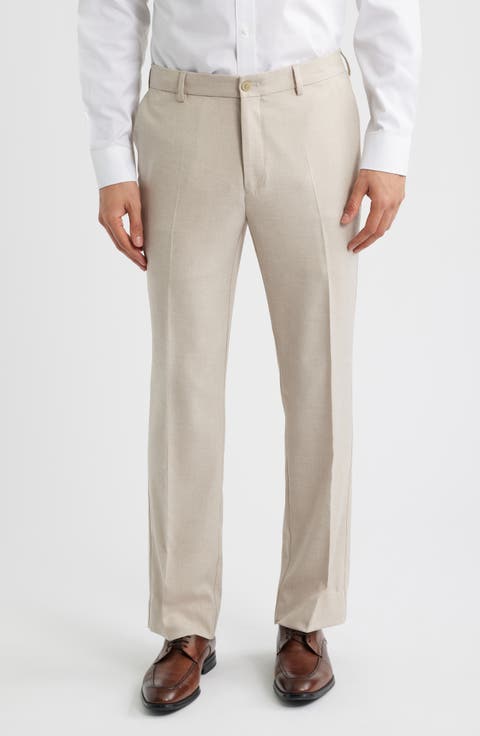 Mèlange Flat Front Dress Pants
