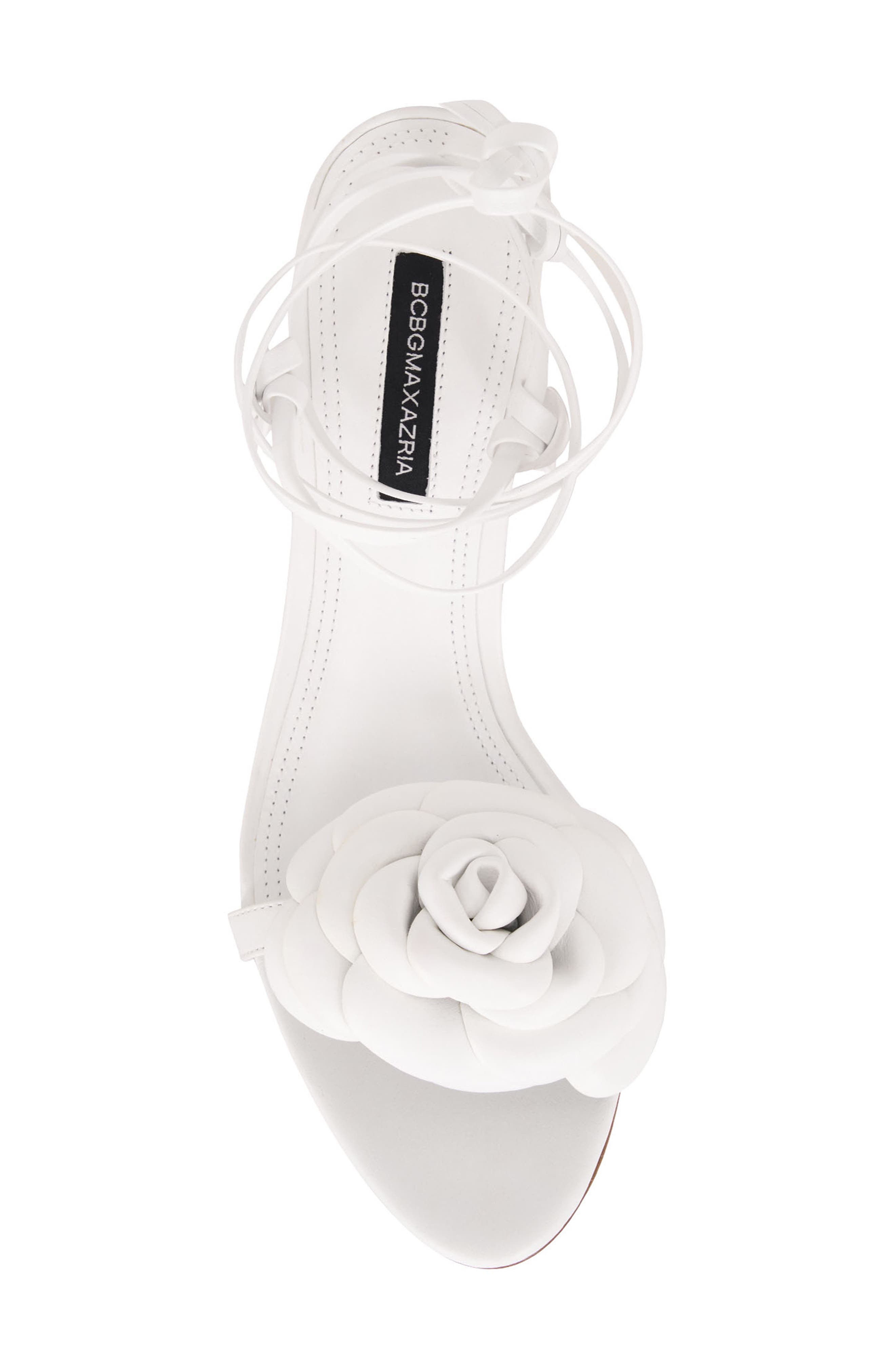 Tannia Ankle Wrap Sandal, Alternate, color, WHITE