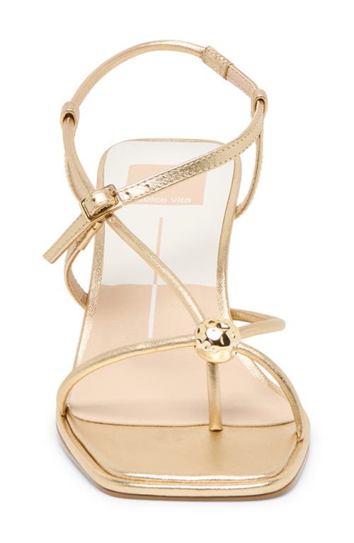 Dolce Vita Mylee Heels Sandal In Gold