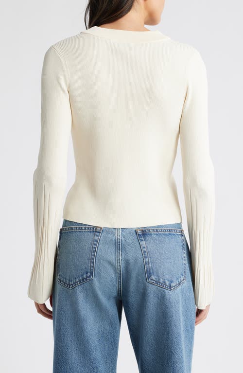 Rag & Bone Austen Rib Sweater In Ivory