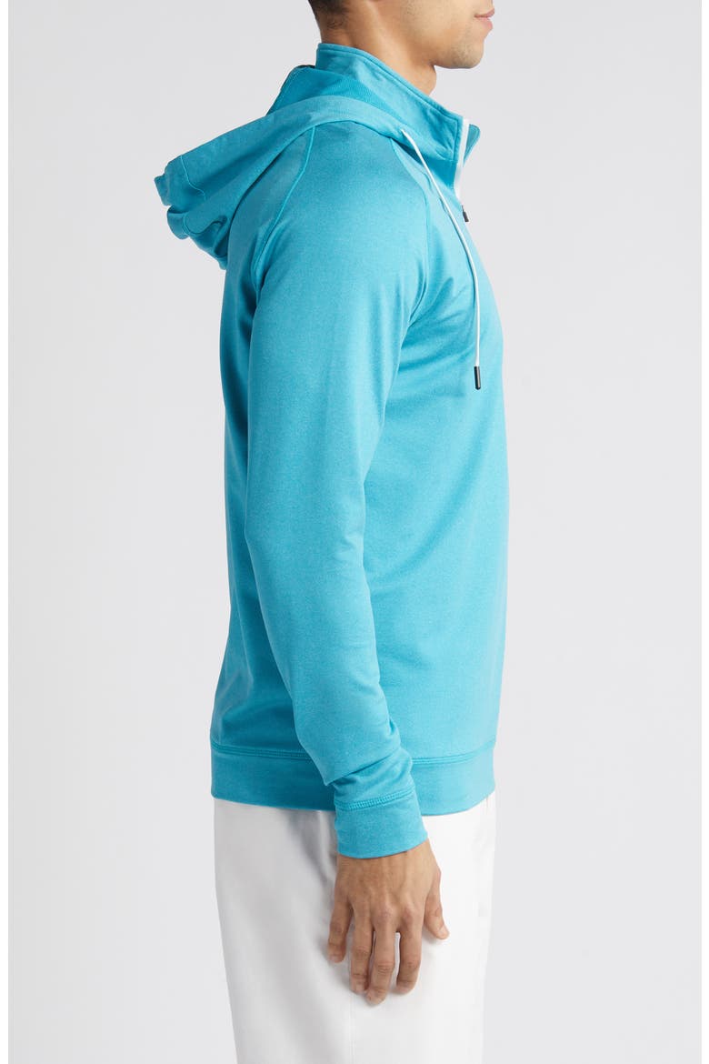 Vandyke Half Zip Hoodie, Alternate, color, MAUI-HEATHER