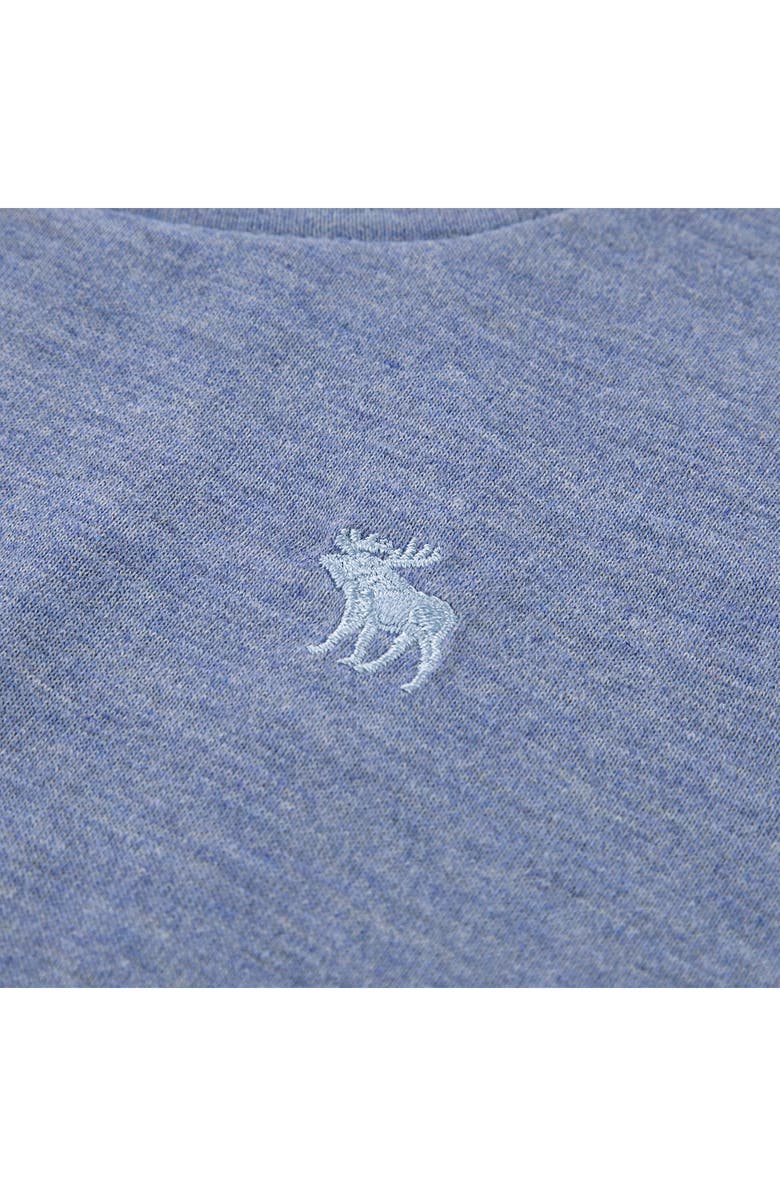 abercrombie kids Kids' Heathered Jersey Pajamas, Alternate, color, Heather Blue