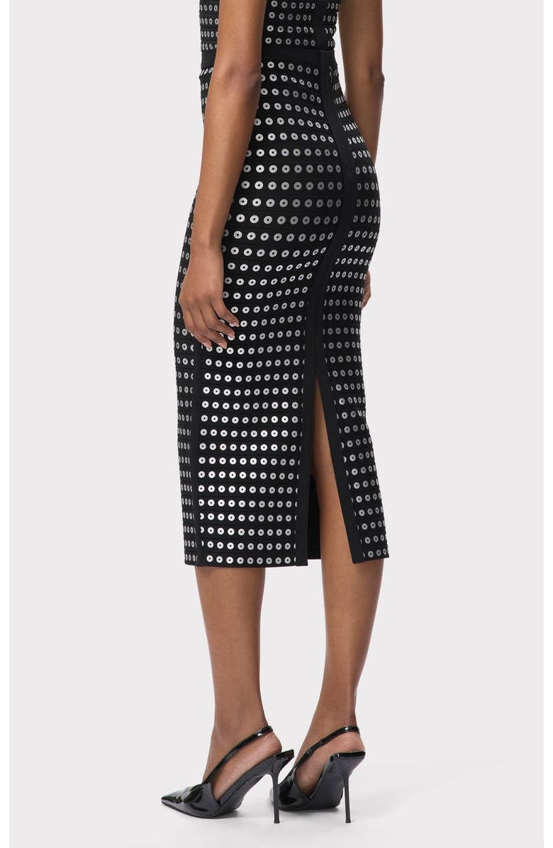 Herve Leger The Carina Skirt, Alternate, color, Black