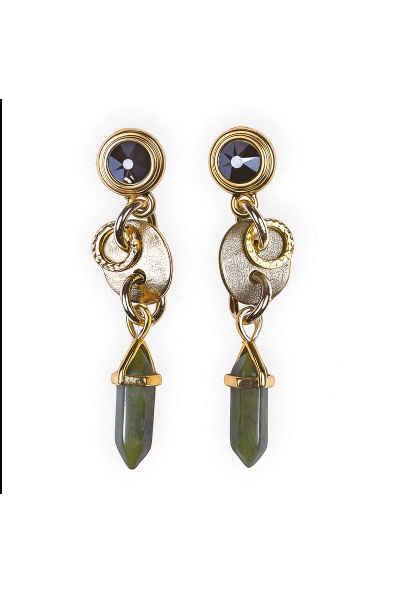 Serpentine Fire Earrings, Main, color, Multicolor