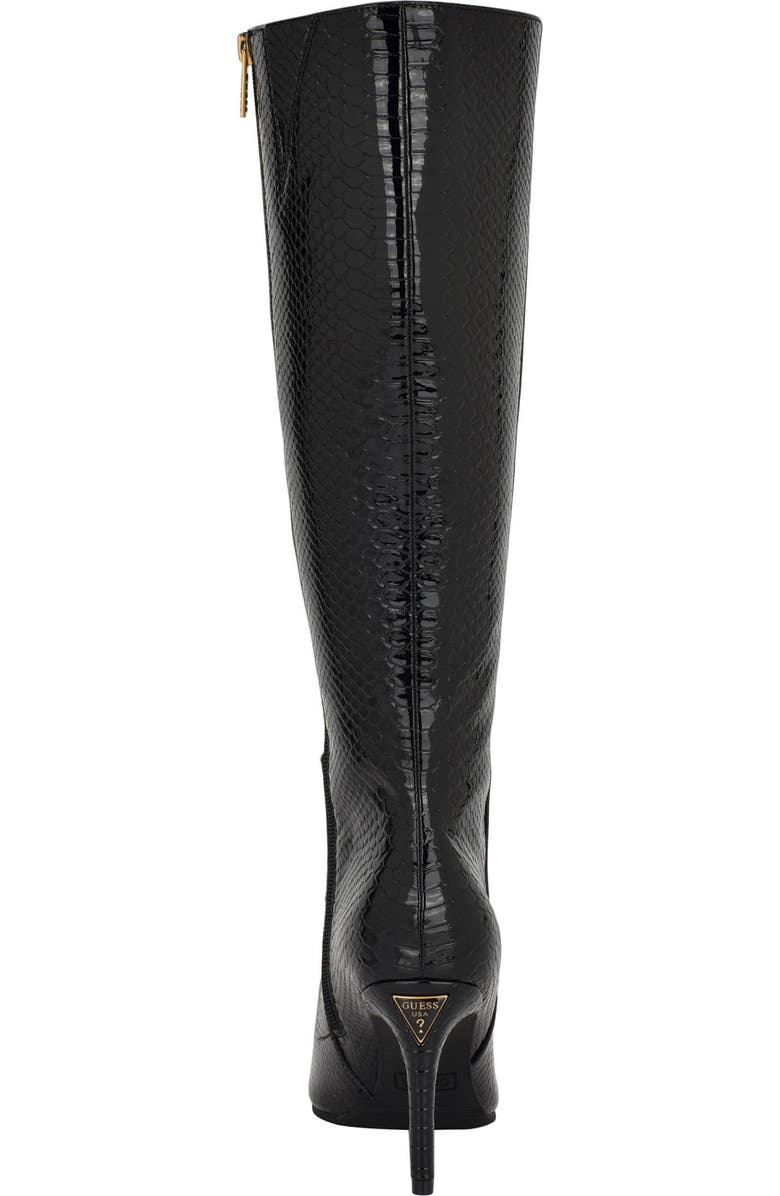 GUESS Richee Pointed Toe Knee High Boot, Alternate, color,