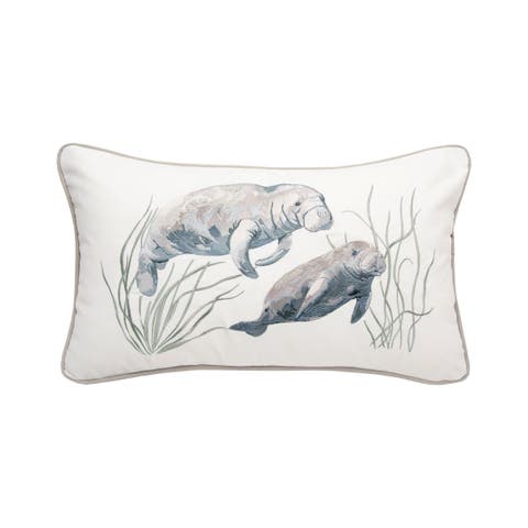 Manatee Lumbar Pillow