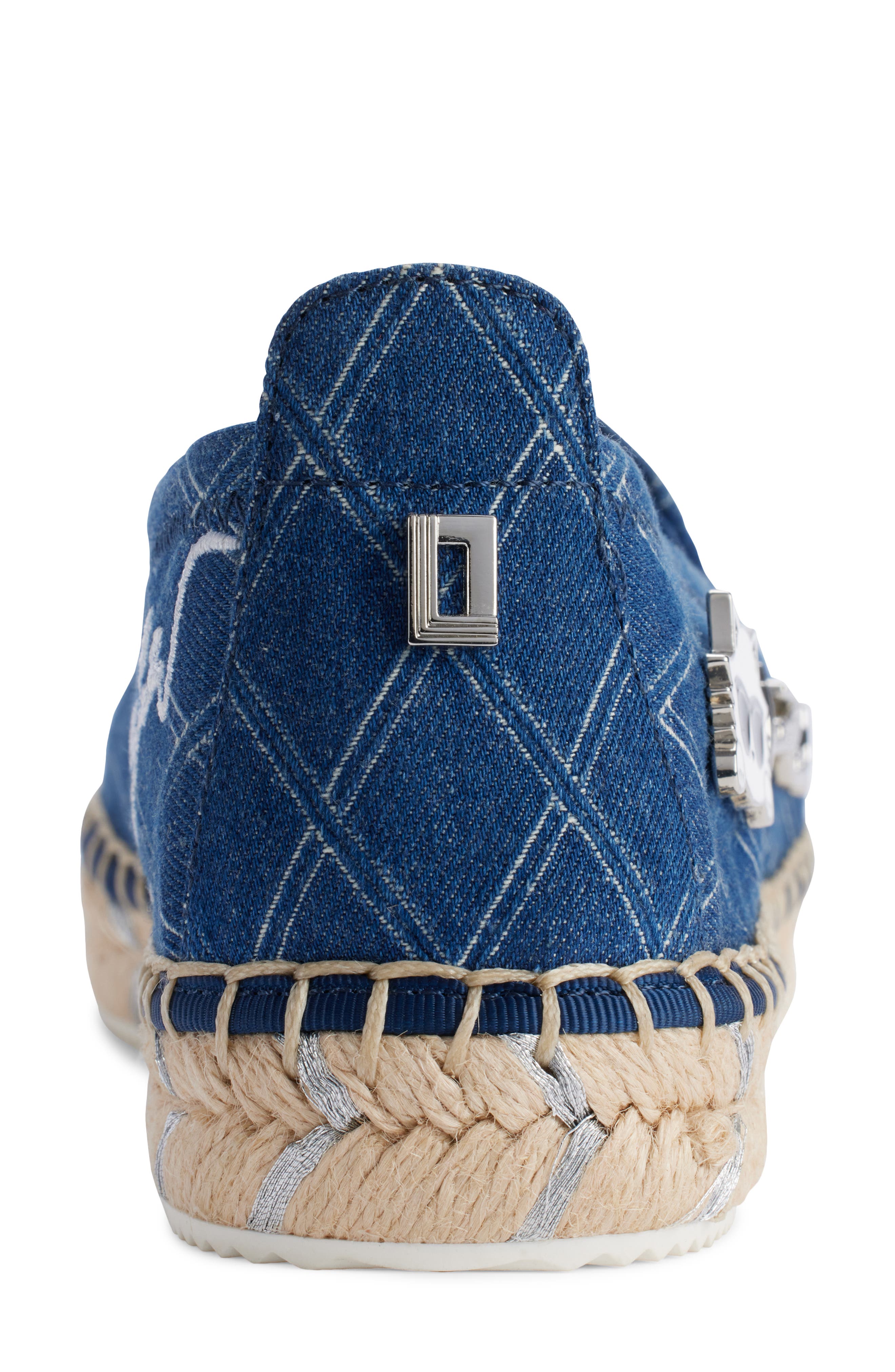 KARL LAGERFELD PARIS Michaela Espadrille Flat, Alternate, color, Blue