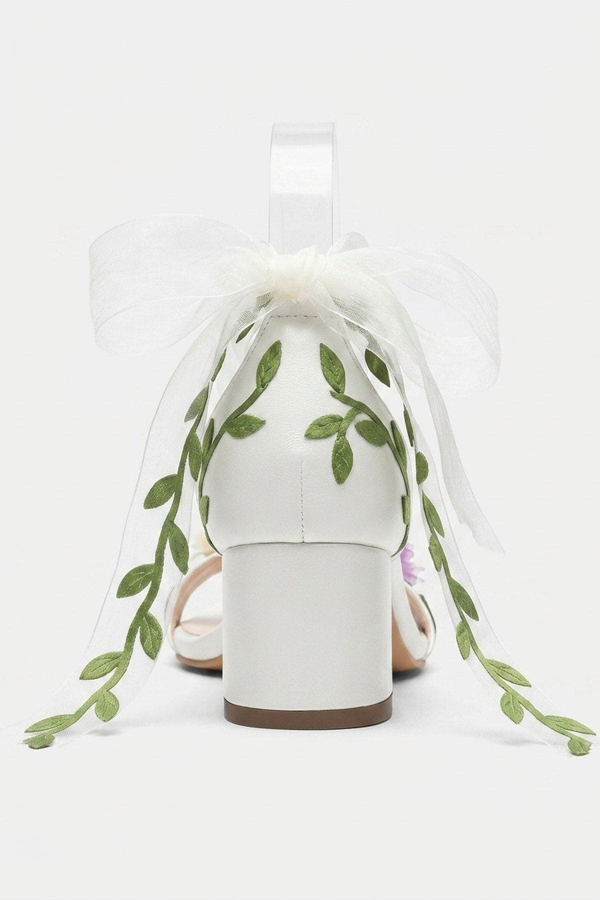 Lilia Floral Bridal Sandal, Alternate, color, Ivory