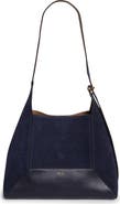 Jimmy Choo Medium Diamond Leather
Suede Hobo Bag
