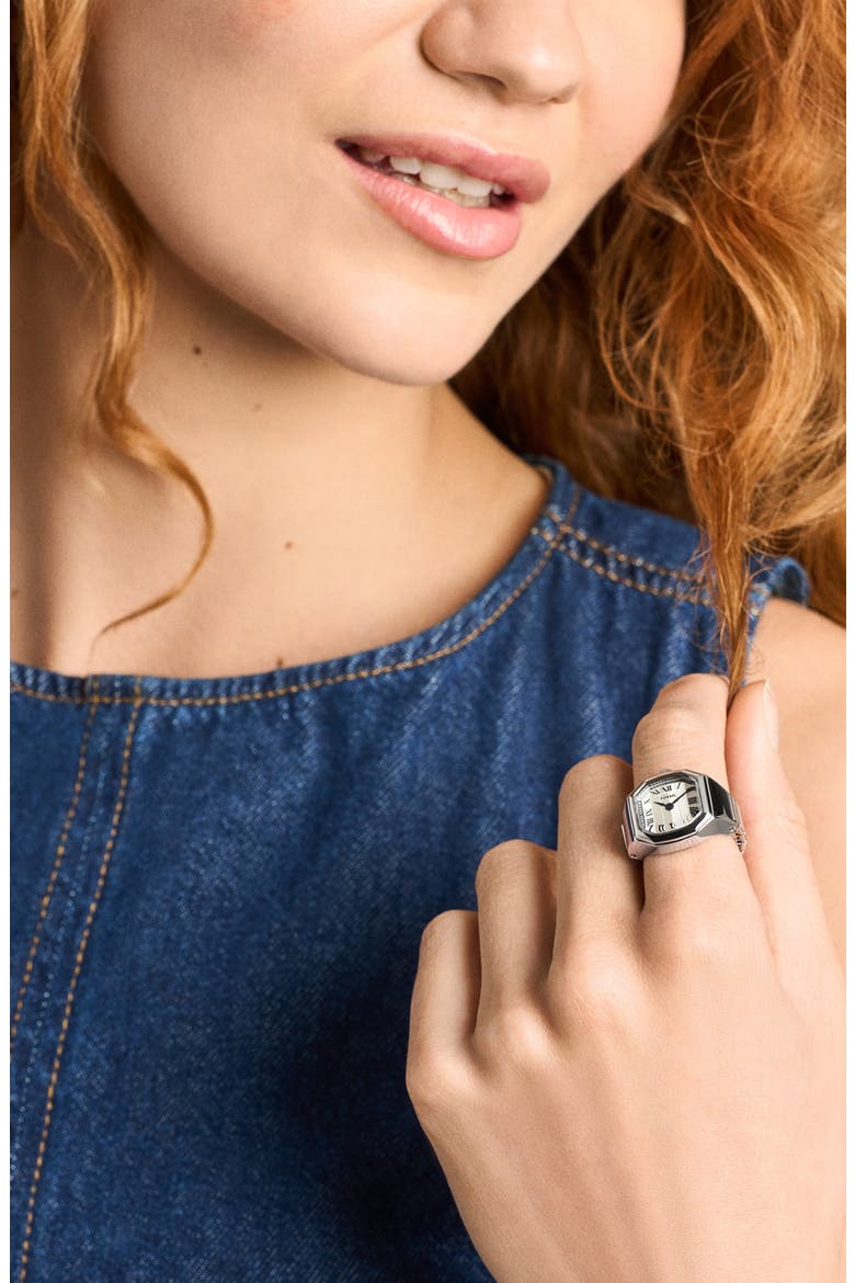 Harlow Ring Watch, 16mm, Alternate, color, SILVER