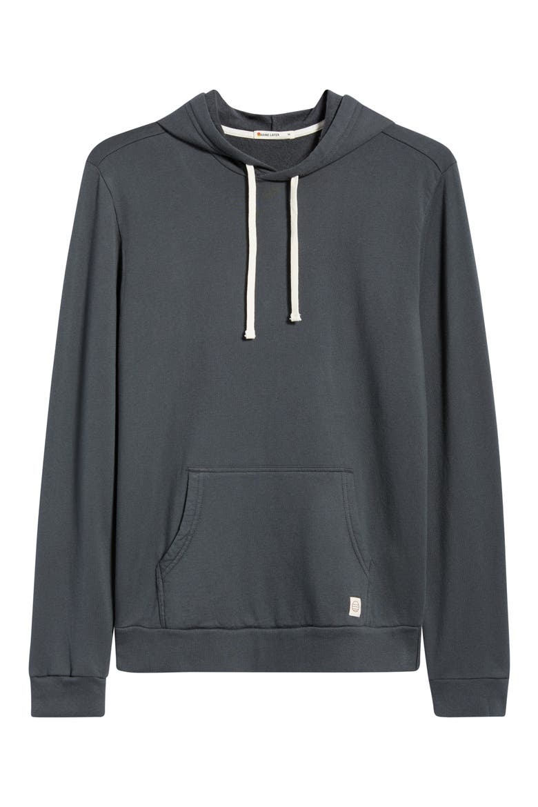 Cotton Blend French Terry Pullover Hoodie, Alternate, color, ASPHALT GREY