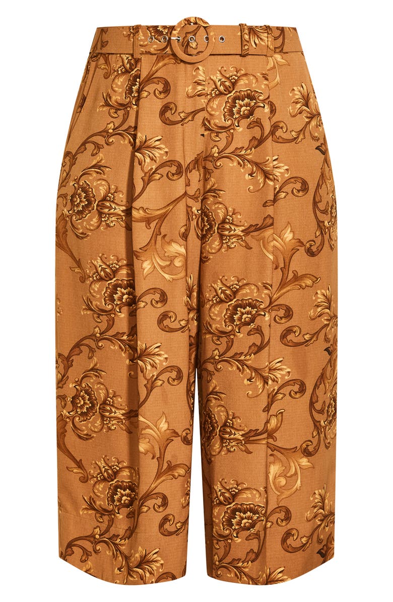 City Chic Evangeline Wide Leg Crop Pants, Alternate, color, 