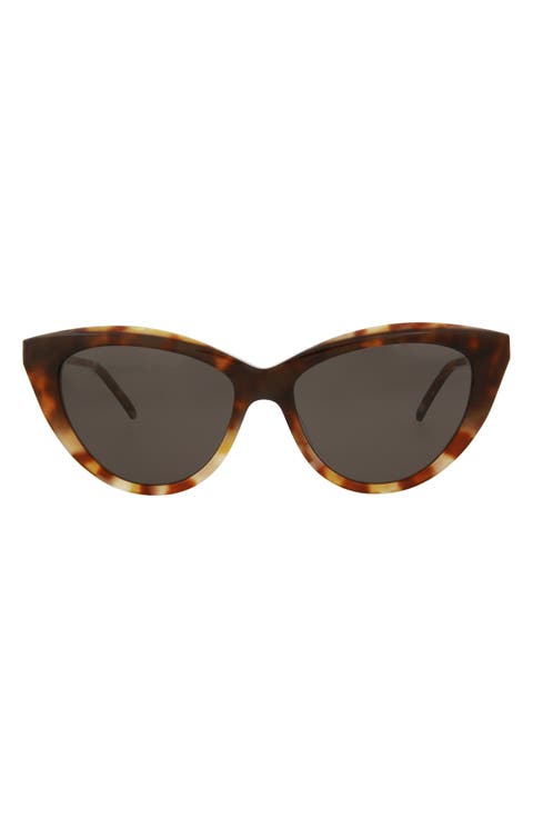 55mm Cat Eye Sunglasses