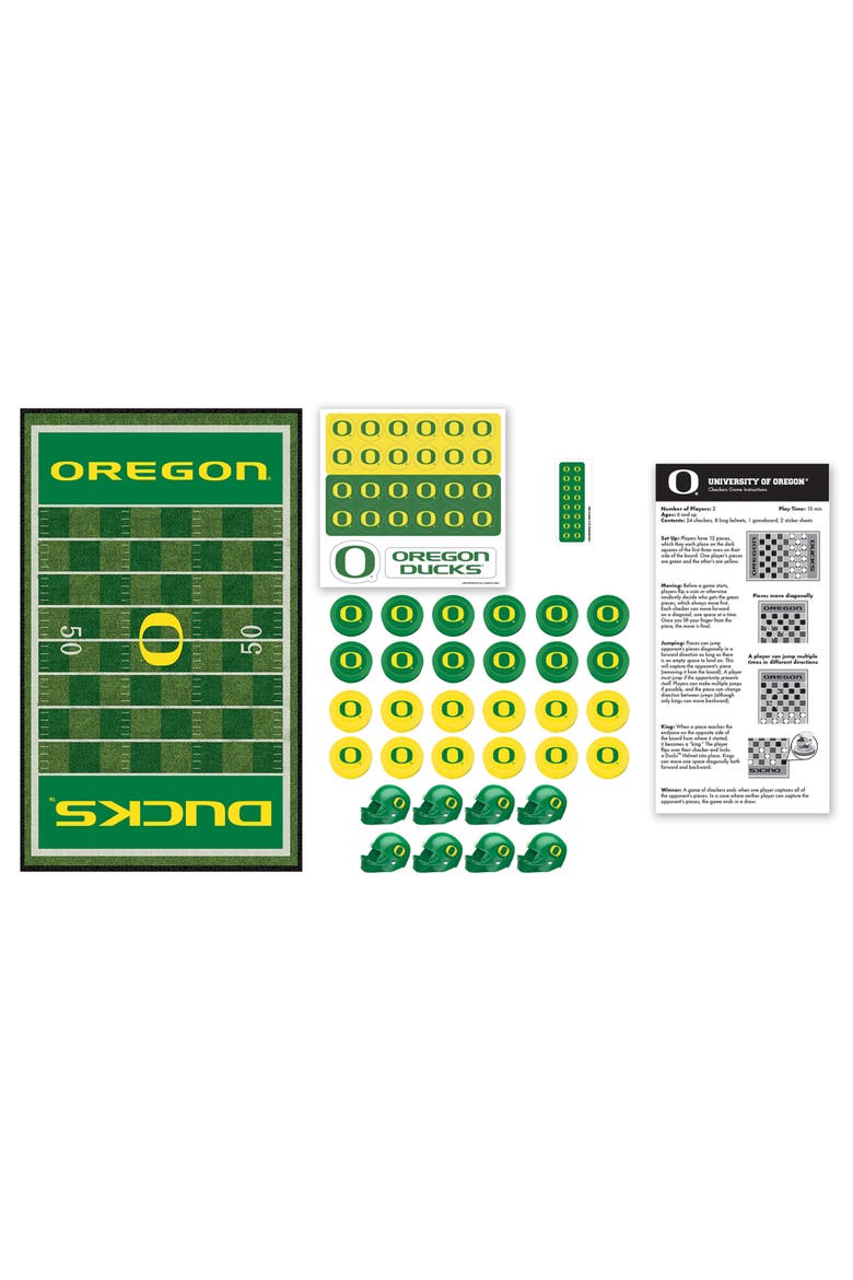 Oregon Ducks Checkers Board Game, Alternate, color, Multicolor
