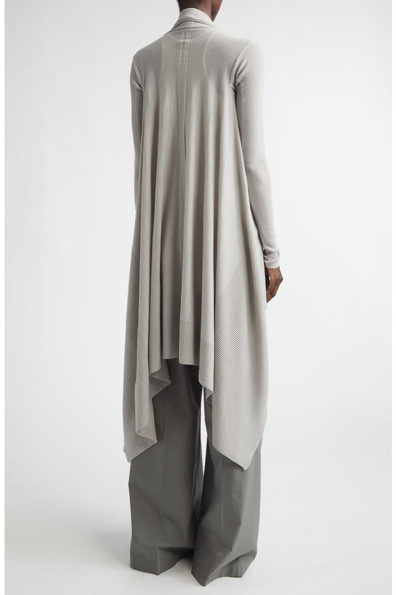 Open Front Virgin Wool Cardigan, Alternate, color, PEARL