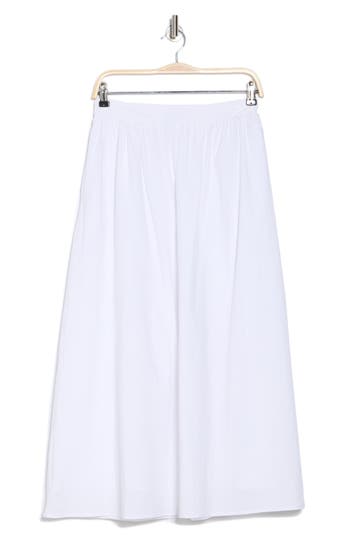 WAYF WAYF ELASTIC BACK COTTON MAXI SKIRT