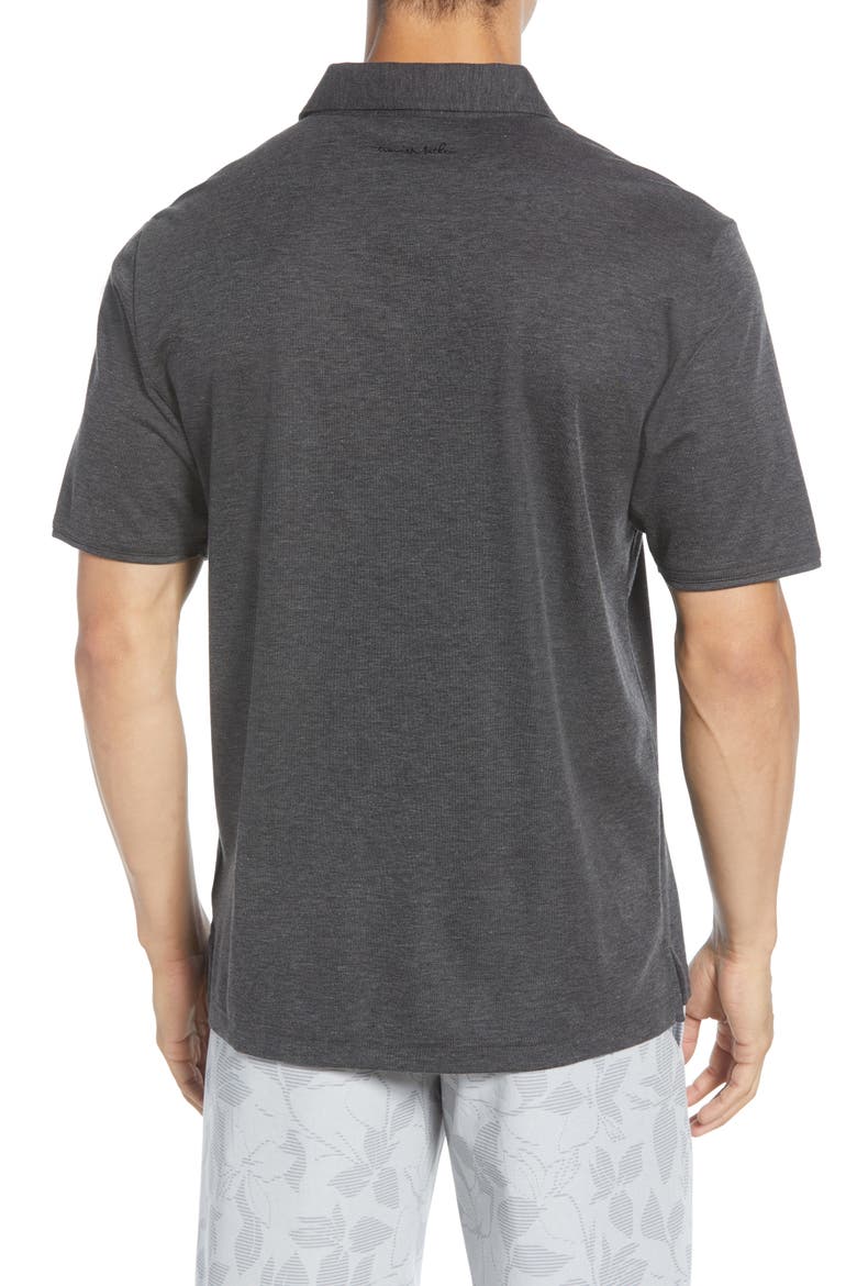 Classy Regular Fit Jersey Polo, Alternate, color, HEATHER BLACK